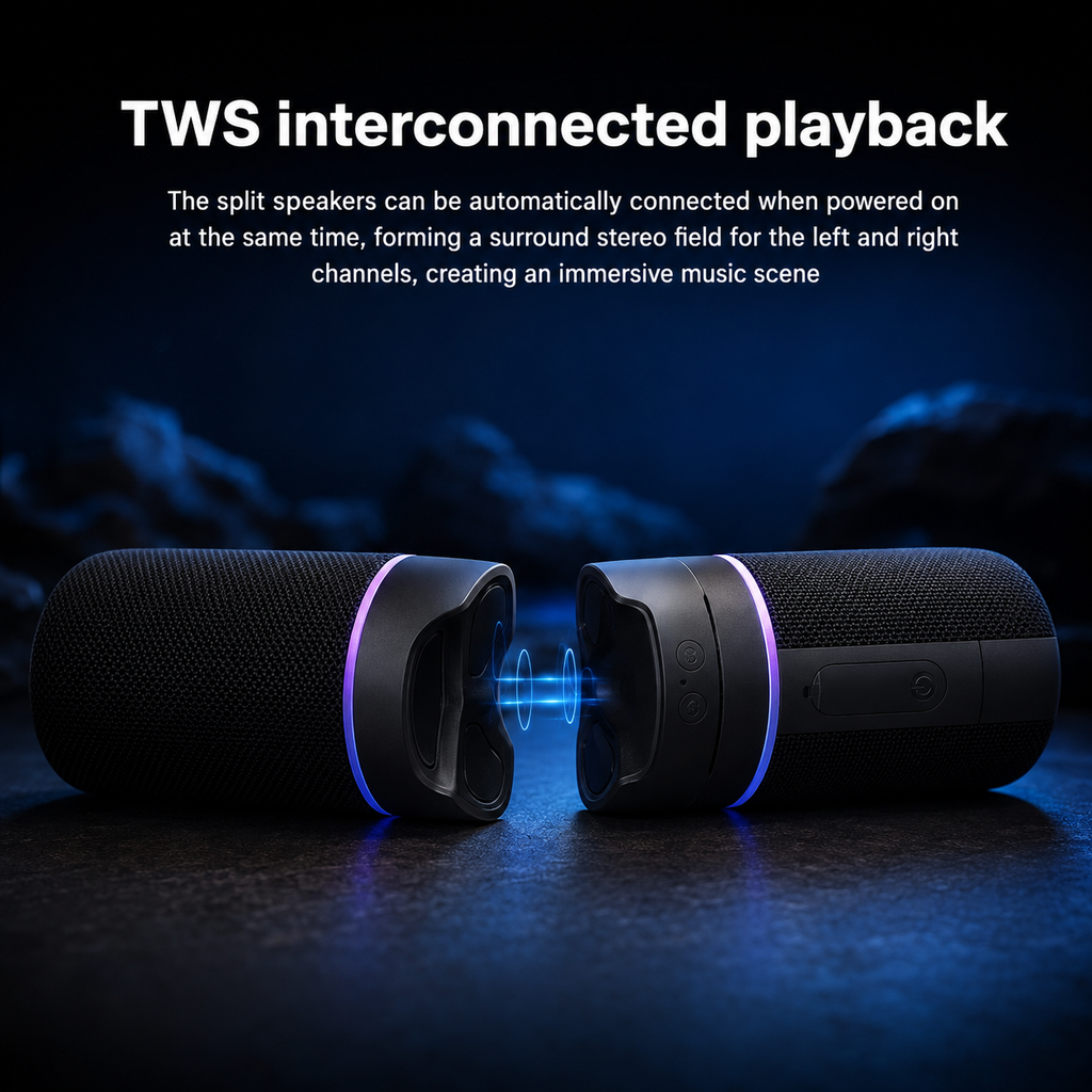 Bluetooth Magnetic Split Subwoofer Speaker